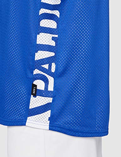 Spalding Essential Reversible Shirt Camiseta, Hombre, Royal/White, L