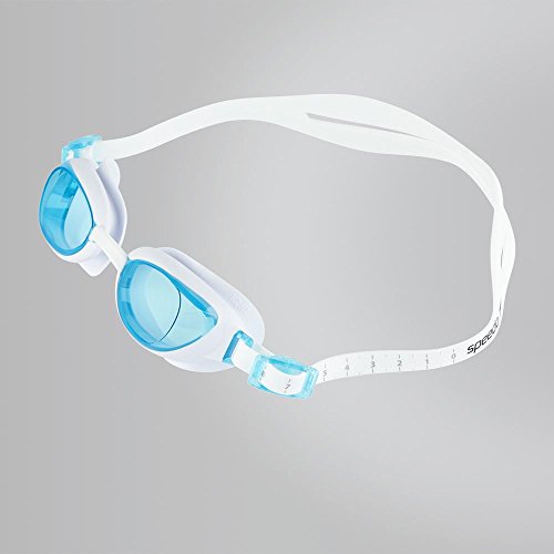 Speedo Aquapure Gafas de Natación, Adult Female, Blanca, Talla única