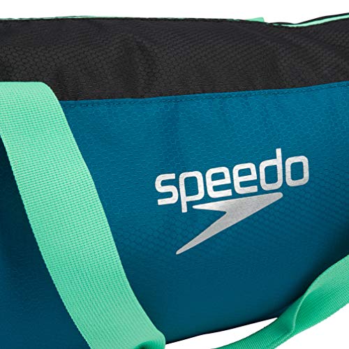 Speedo Bolsa de Lona, Adult Unisex, Azul/Negra, Talla única