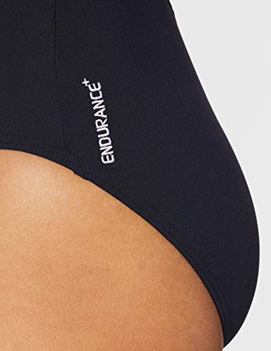 Speedo Endurance, Traje de natación para mujer, Azul marino (Navy), Tamaño del fabricante 38