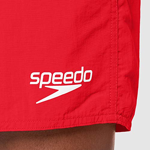 Speedo Essential Bañador Piscina Hombre para Natación, Color Roja, Talla S