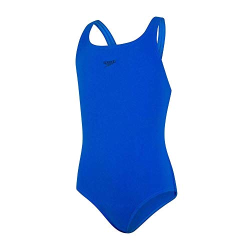 Speedo Essential Endurance Bañador Niña para Natación, Color Azul Bondi, Talla 5,6 Años