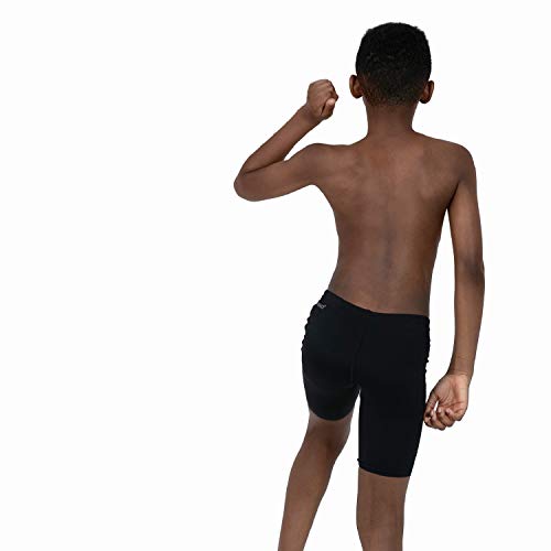 Speedo Essential Endurance + Jammer Bañadores Niño para Natación, Color Negra, Talla 15,16 Años