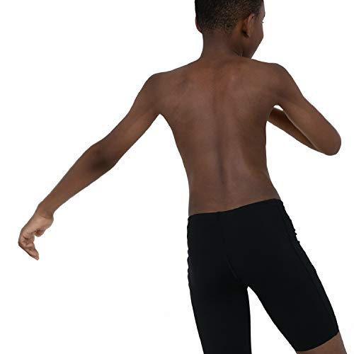 Speedo Essential Endurance + Jammer Bañadores Niño para Natación, Color Negra, Talla 15,16 Años