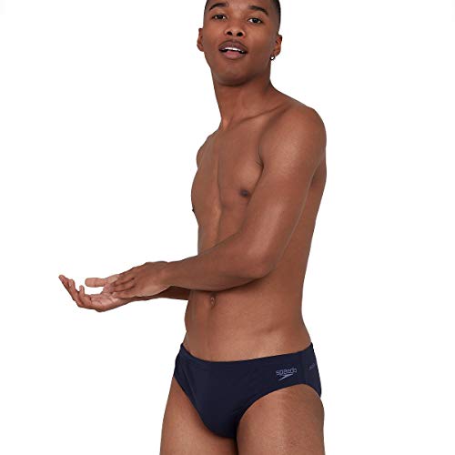 Speedo Essentials Endurance + 7 Cm Bañador Tipo Slip, Hombre, Azul (True Navy), 36 (ES 90 cm)