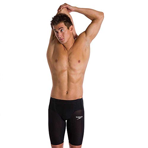 Speedo Fastskin LZR Pure Valor High Waisted Jammer Am Bañador De Competición, Hombre, Black/White, 22