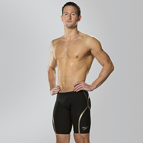 Speedo Fastskin LZR Racer X Jammer Bañadores, Hombre, Black/Gold, 22