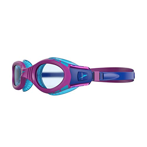 Speedo Futura Biofuse Flexiseal Gafas Natación Infantil para Piscina, Color Azul/Violeta, Talla unica
