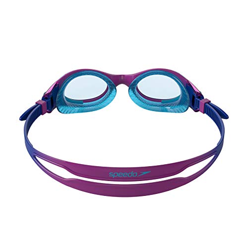 Speedo Futura Biofuse Flexiseal Gafas Natación Infantil para Piscina, Color Azul/Violeta, Talla unica