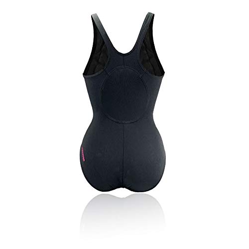 Speedo Graphic Panel Muscleback - Bañador para Mujer, Color Negro y Rosa Negro Negro (42