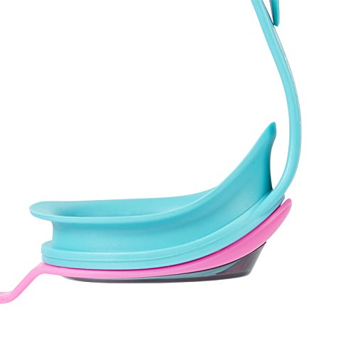 Speedo Illusion Junior Gafas de natación, Mujer, Azul Bali/Rosa Vegas/Nautilus Hologram, One Size