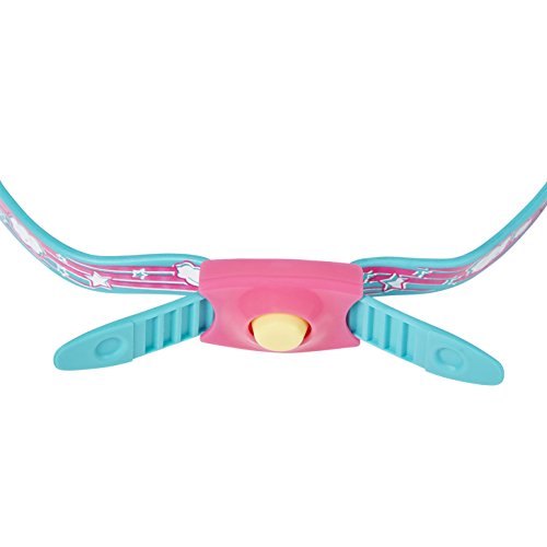 Speedo Illusion Junior Gafas de natación, Mujer, Azul Bali/Rosa Vegas/Nautilus Hologram, One Size