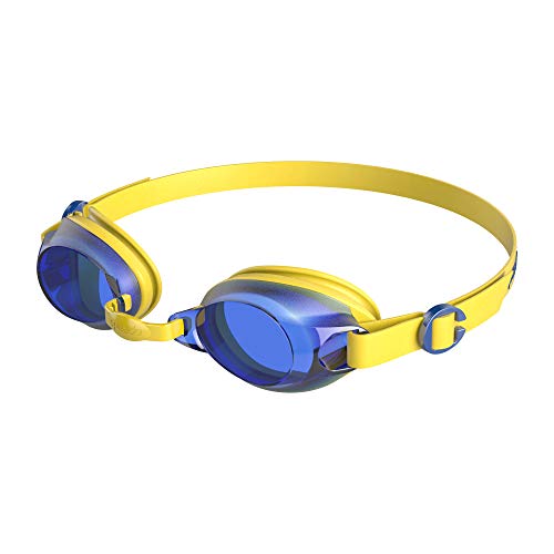 Speedo Jet Junior Gafas de natación, Unisex niños, Amarillo Imperio/Azul neón, One Size
