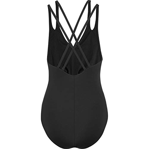Speedo Luxepool 1 Piece Traje de baño de una Pieza, Mujer, Negro, Size: 36 EU (UK 14)