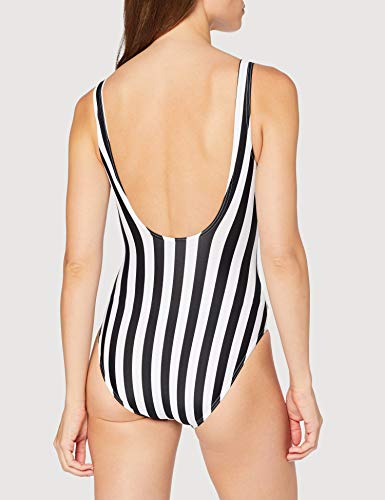 Speedo Minnie Mouse Placement U Back Traje de Baño, Adult Female, Rojo/Rosado/Blanco, 34 (ES 40)