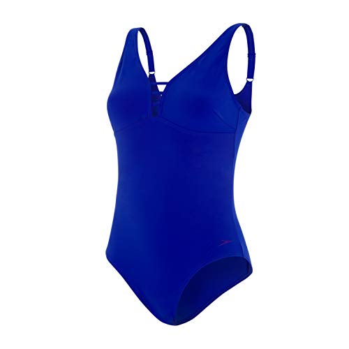 Speedo Opalgleam Traje de Baño, Mujer, Azul (Chroma Blue), 32 (ES 38)