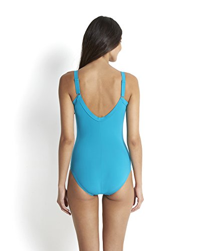 Speedo Sculpture Watergem Adjustable Bañador, Mujer, Azul (Aquarium), 38