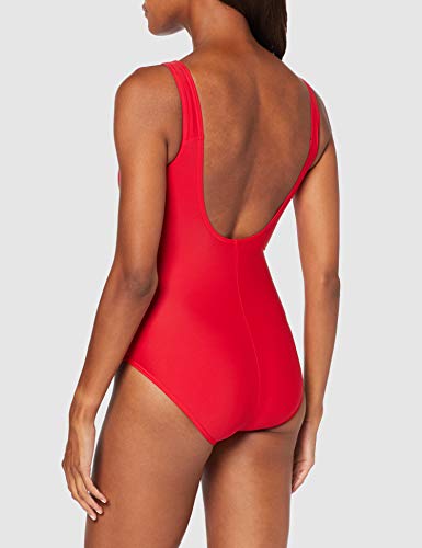 Speedo Shoshin con Espalda en U Bañador, Mujer, Shoshin Red, 30 (ES 36)