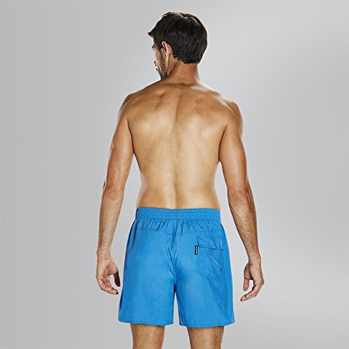 Speedo Solid Leisure de 16" Pantalones Cortos, Adult Male, Azul, L