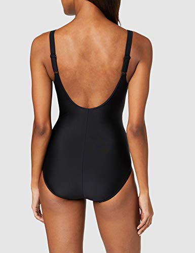 Speedo, Traje de Baño Para Mujer, Negro (Black), 46 (Tamaño del fabricante: 38)