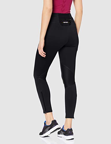 Spiro Sprint, Pantalones para Mujer, Negro, Small