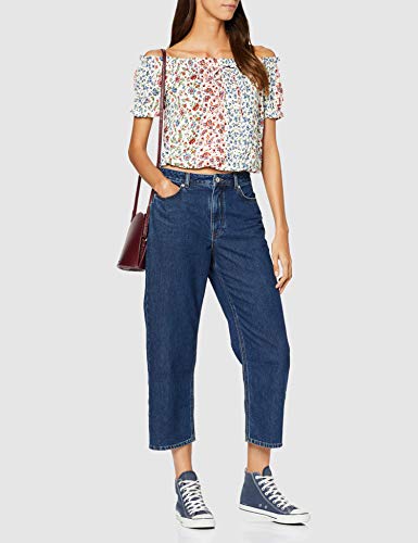 Springfield 4.1.T.Mesonero Print Flor Blusa, Dorado (Dorado 97), Medium (Tamaño del Fabricante: M) para Mujer