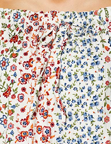 Springfield 4.1.T.Mesonero Print Flor Blusa, Dorado (Dorado 97), Medium (Tamaño del Fabricante: M) para Mujer