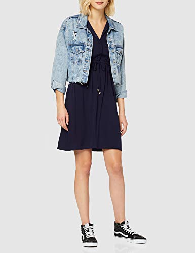 Springfield 4.FQ. Corto Rodill Vestido, Multicolor (Multicolor 18), 36 (Tamaño del Fabricante: 36) para Mujer