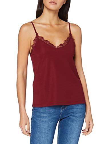 Springfield Especial Frq Lencero-C/83 Top, Rojo (Granate), XS para Mujer