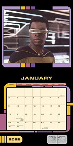 STAR TREK NEXT GENERATION 2022 WALL CALENDAR