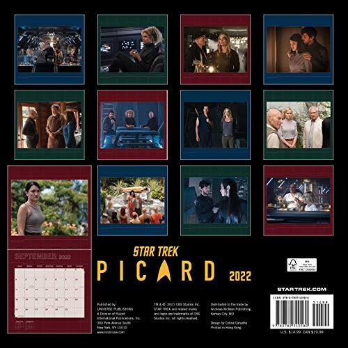STAR TREK PICARD 2022 WALL CALENDAR