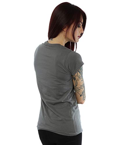 Star Wars mujer Princess Leia Distressed Camiseta Medium Carbón