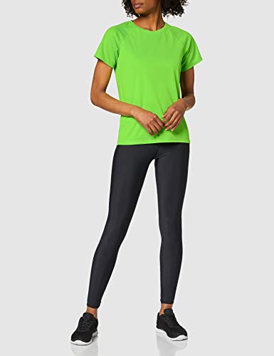 Stedman Apparel Active 140 Raglan/ST8500, Camiseta de deporte Para Mujer, Verde (Kiwi Green), Small