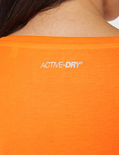 Stedman Apparel Active Cotton Touch/ST8700, Camiseta de deporte para Mujer, Naranja (Cyber Orange), 40 (Talla del Fabricante: Medium)