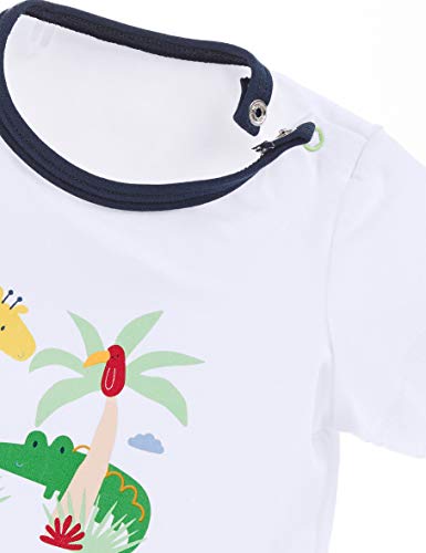 Sterntaler Romper Suits Mono, Blanco (Weiss 500), 6-9 Meses (Talla del Fabricante: 74) para Bebés