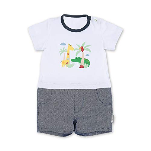 Sterntaler Romper Suits Mono, Blanco (Weiss 500), 6-9 Meses (Talla del Fabricante: 74) para Bebés