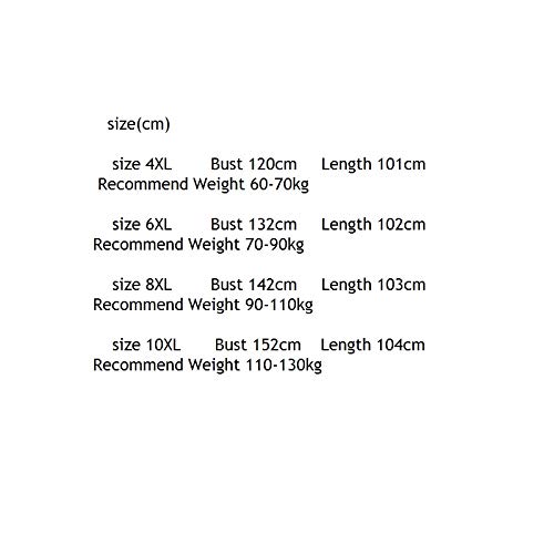 STJDM Bata de Noche,Tallas Grandes 8XL 10XL 100KG 130KG Camisas de Dormir de Dibujos Animados Otoño Vestido de Manga Larga Dama Casual Camisón Mujer Homedress 4XL (60-70KG) Rosa