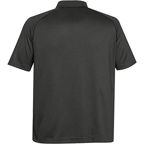 STORMTECH Tritium Performance Polo Camiseta, Hombre, Negro, X-Large