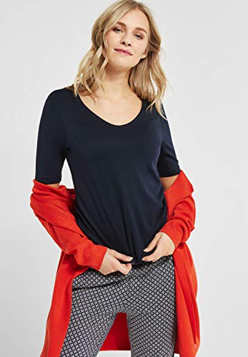Street One 313104 Palmira Camiseta, Azul (Deep Blue 11238), 42 (Talla del Fabricante: 40) para Mujer
