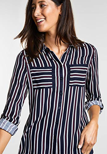 Street One 341085 Blusas, Multicolor (Night Sky 31497), 44 para Mujer