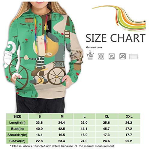 Sudadera con Capucha para Mujer Milk Boy In Forest, XXL Sudadera