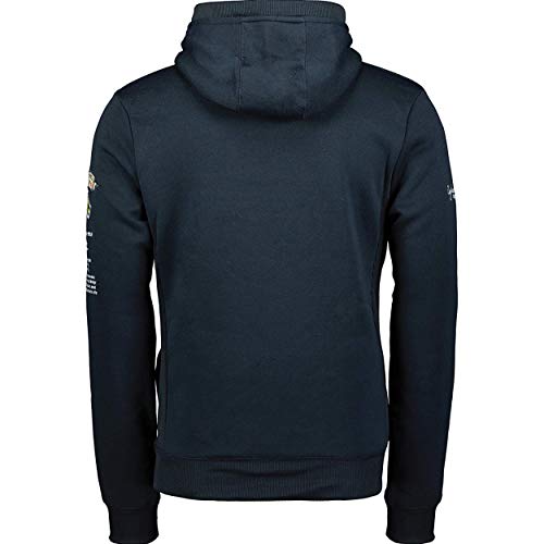 Sudadera GYMCLASS de Hombre CSS Azul Marino L Geographical Norway