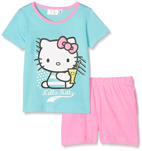 Sun City FR Hello Kitty Ropa Interior de Deporte, Azul (Turquoise), 3-4 años (Talla del Fabricante: 4 años) para Niños