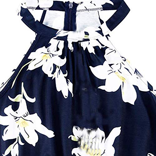 SUNNSEAN Monos Monos de Vestir Mujer Verano Fiesta Elegante Tirantes Mono Largo Impresión Floral Mameluco de Playa Jumpsuit Pantalones Anchos Coctel Playa Boho Monos de Petos