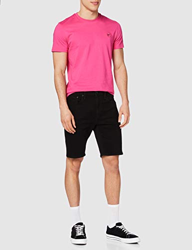 Superdry Collective tee Camiseta, Rosa (Shocking Pink MBC), L para Hombre