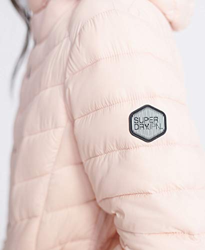 Superdry LS Essentials Helio Padded Jacket Chaqueta, Naranja (Peach Whip 6sv), M (Talla del fabricante:12) para Mujer