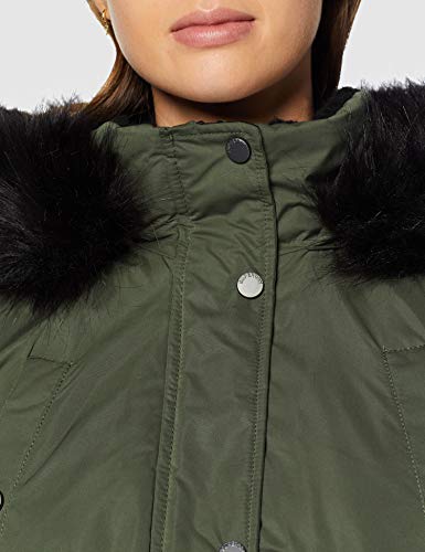 Superdry Nadare Microfibre Parka, Verde (Military Duck Cof), XXS para Mujer