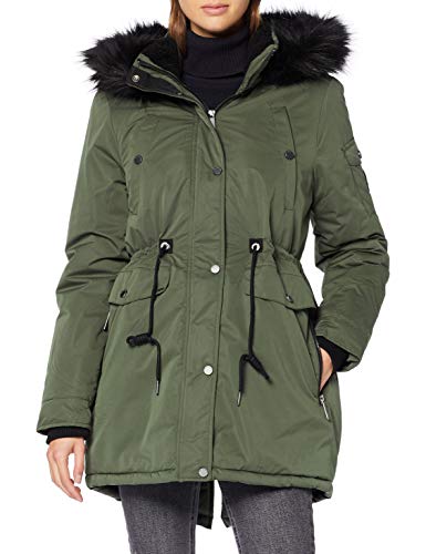 Superdry Nadare Microfibre Parka, Verde (Military Duck Cof), XXS para Mujer