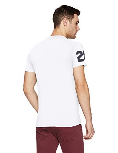Superdry Vintage Logo Tri tee Camiseta de Tirantes, Blanco (Optic 01C), XL para Hombre