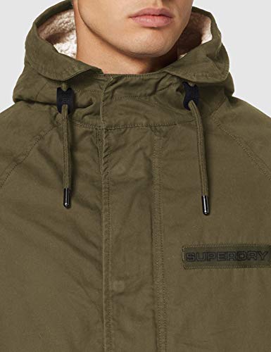 Superdry Winter Aviator Parka, Verde (Deep Depth S6y), L para Hombre